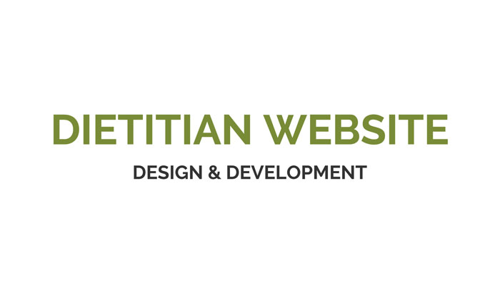 Dietitian Website Design