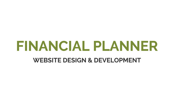 Financial Planner Website Design